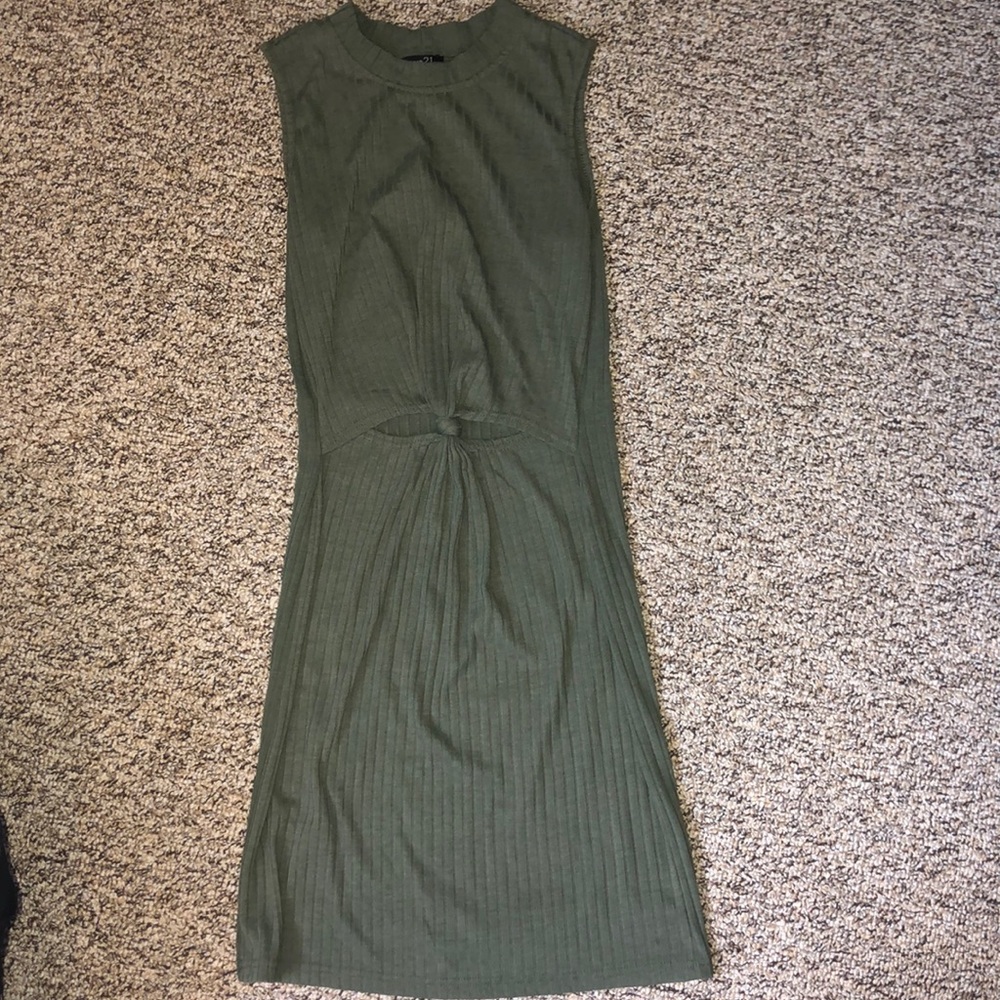 Army green sundress